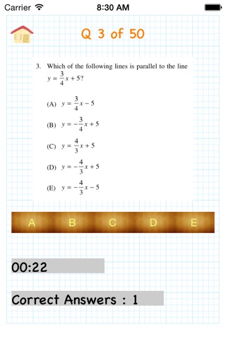 SAT Math II Practical Test screenshot 2