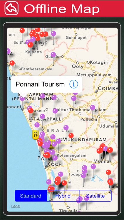 Kerala Offline Map Tourism Guide screenshot-4
