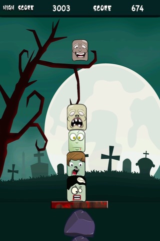 Zombie Skytower - Scary Faces Pile Up Paid screenshot 3