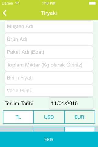 Tiryaki Sipariş screenshot 3