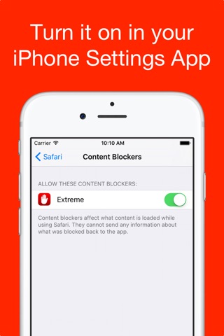 Extreme - Content Blocker screenshot 2