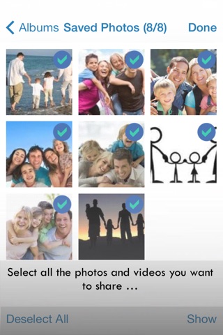 eSharing - Allega video e foto illimitati screenshot 2