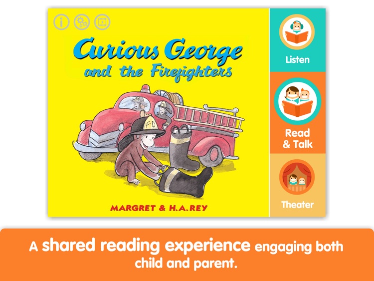 Curious George and the Firefighters by i Read With by Tribal Nova