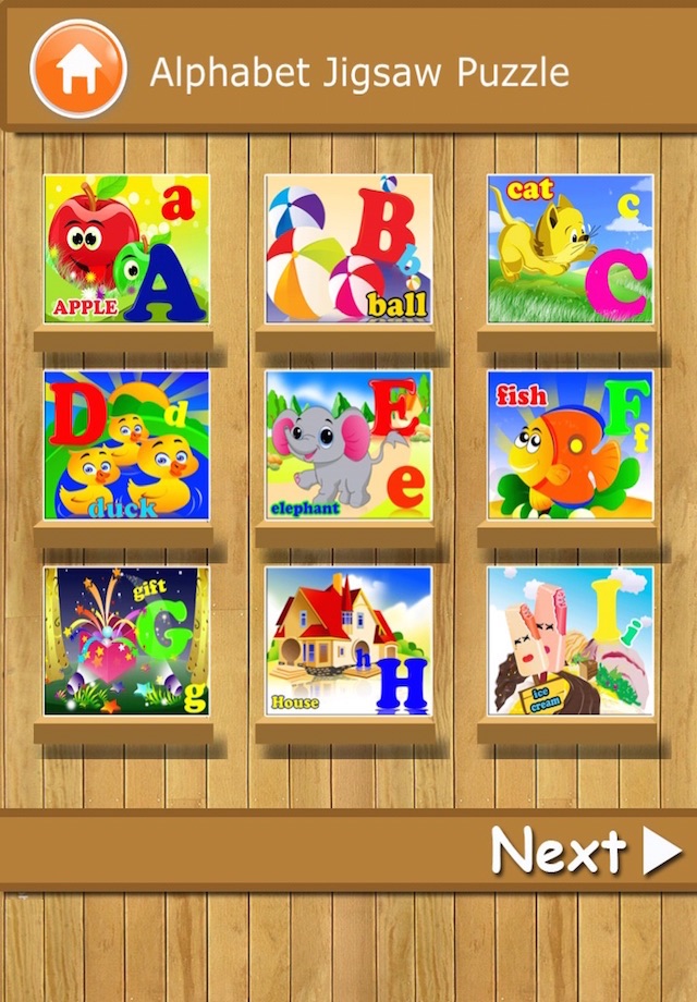 Alphabet Jigsaw Puzzle - Free Puzzle Kids Games screenshot 4