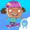 City Skate takes players on a skateboarding adventure through the city to collect party supplies