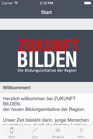 ZUKUNFT BILDEN – Zeitungsquiz screenshot 2