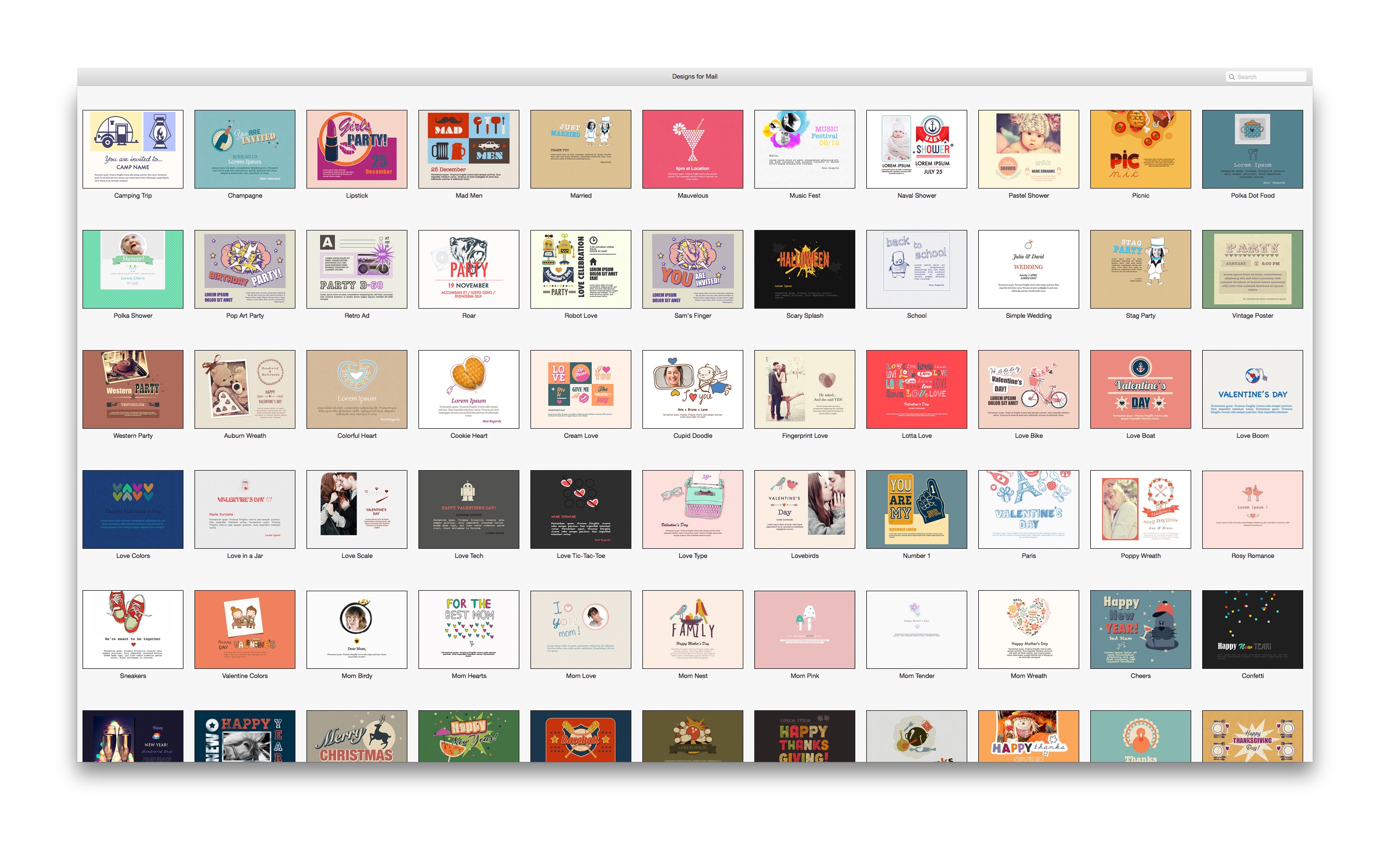 Screenshot do app Mail Stationery Expert - Templates for Mail