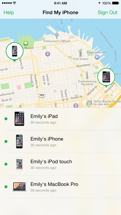 Find My iPhone Screenshot 1