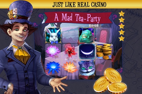 Mad Hatter Party Slots screenshot 4