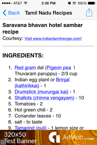 Tamil Nadu Recipes in English screenshot 3