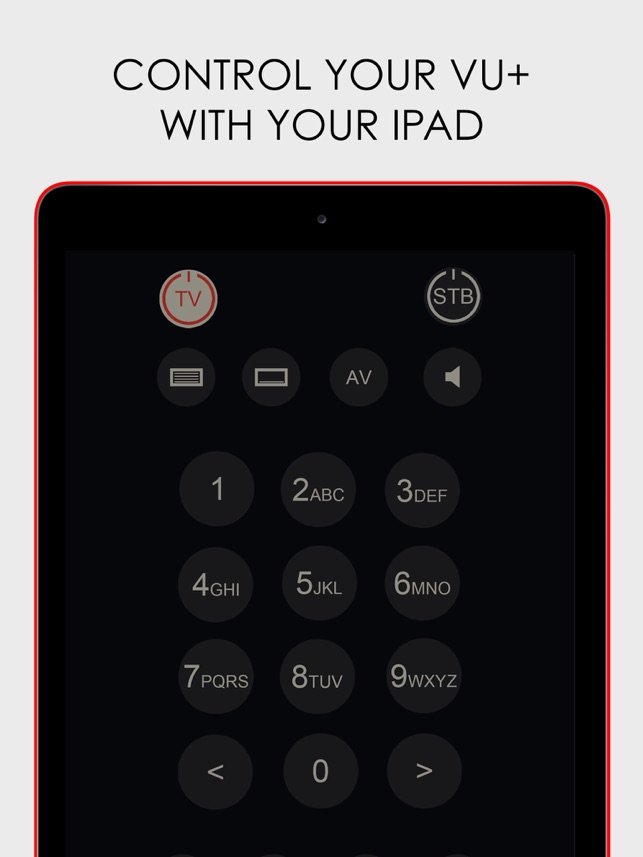 Remote Control for VU+ (iPad Edition)