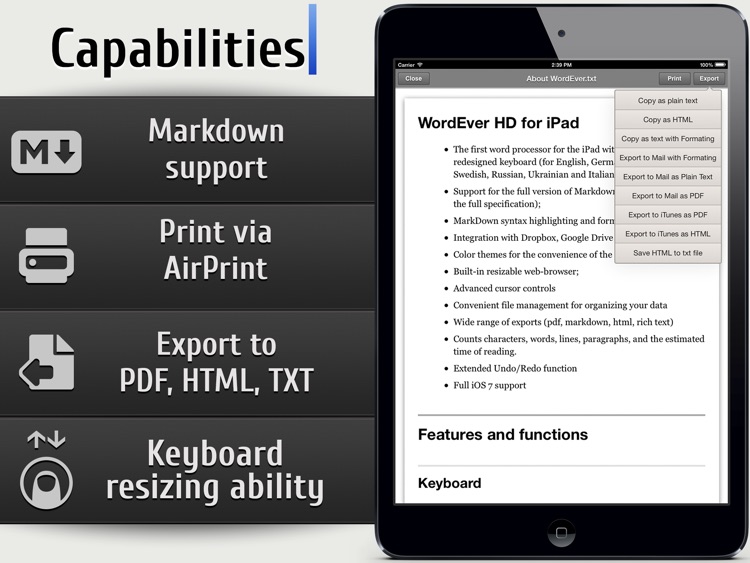 WordEver - MarkDown Text Editor screenshot-3