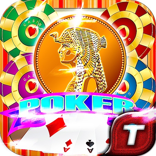 Super Egypt Bros Cleopatra Poker Pharaohs Treasure Heroes Smash App Texas Face Free Edition Icon