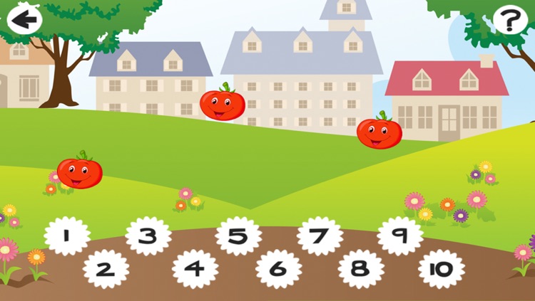 Awesome Harvest Counting Game for Children with Vegetables: Learn to Count 1-10