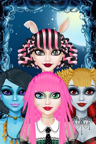 Monster Hair Salon™ - Crazy Girls Hair Fashion: Style & Cut! screenshot 4