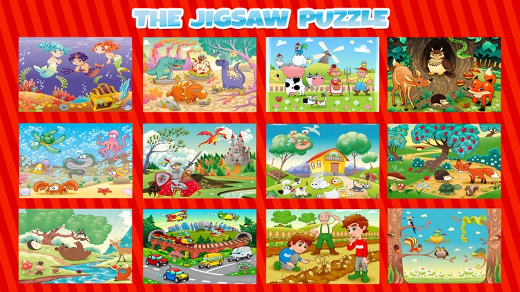 Jigsaw Puzzle Game for Kids - Animals World