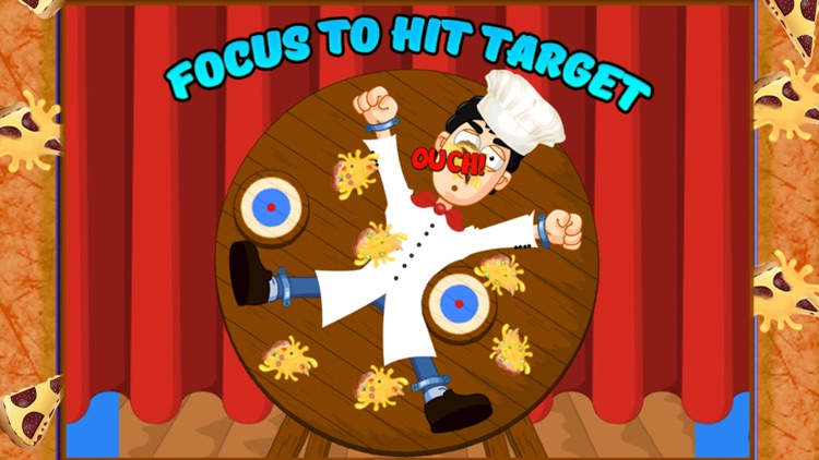 Pizza Dart Wheel Attack – Aim at target & hit it screenshot-3