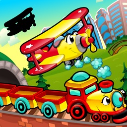 A Busy City Shadow Game: Learn and Play for Children with Vehicles