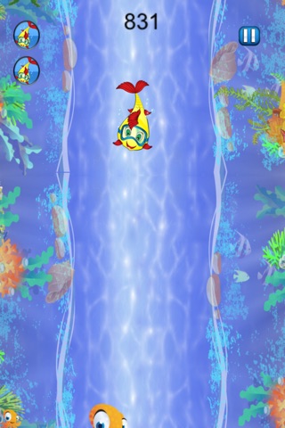 Happy Fish Fall Down screenshot 3