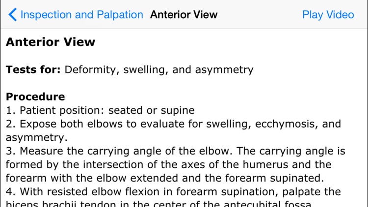 Musculoskeletal Exam-Elbow