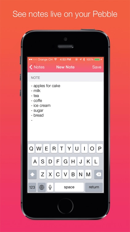 Notes for Pebble screenshot-3