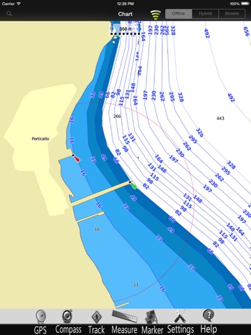 Aeolian Is. Nautical Chart Pro screenshot 3
