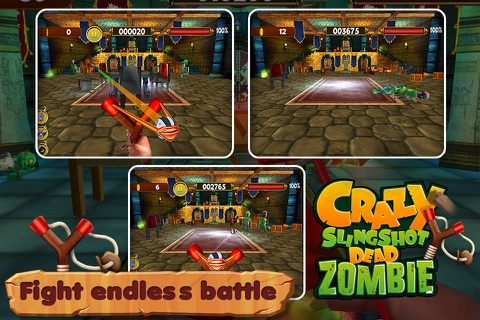 Crazy Slingshot Dead Zombie screenshot 2