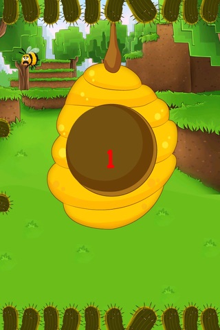 "A Dont Bounce off the Un-lucky Cactus - Flying Bee Spikes Jump-ing Adventure Challenge Free" screenshot 4