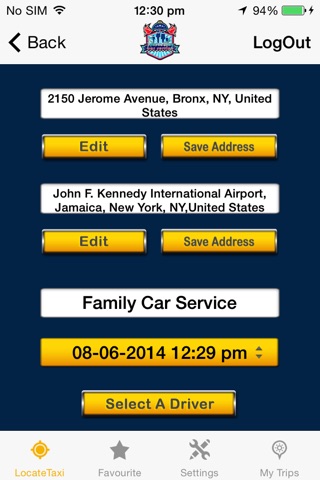 Family Car Service screenshot 4