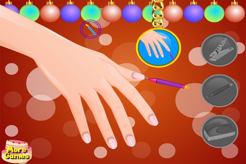 New Year Nail Design - Girls Games screenshot 3