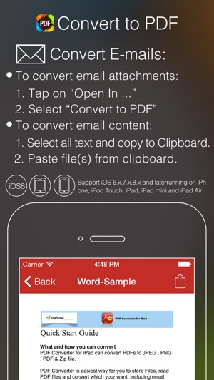 Convert to PDF - Convert Documents, Web Pages, Photos and mo(圖3)-速報App