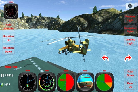 X Helicopter Flight 3D Free screenshot 2