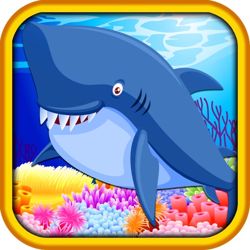 Tap the Wild Shark in the Ocean Game Icon