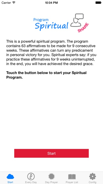 Spiritual Program