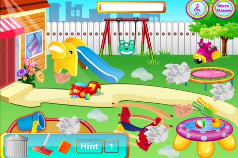 Kindergarten - Clean Up Games screenshot 2
