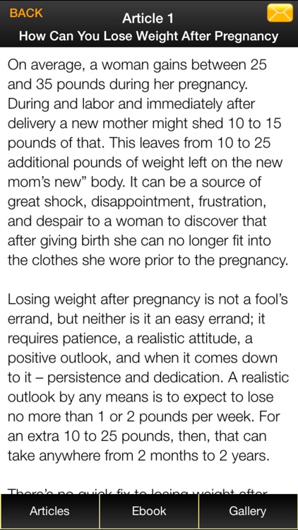 Weight Loss After Pregnancy - Have a Fit & Loss Your Weight After Pregnancy ! screenshot-3