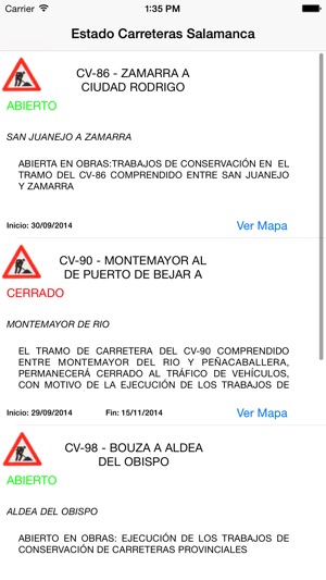 Estado Carreteras Salamanca(圖5)-速報App