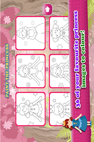 A Princess And Fairy Coloring Book For Kids - Preschool & Toddler Make Great Artwork FREE APP screenshot 4