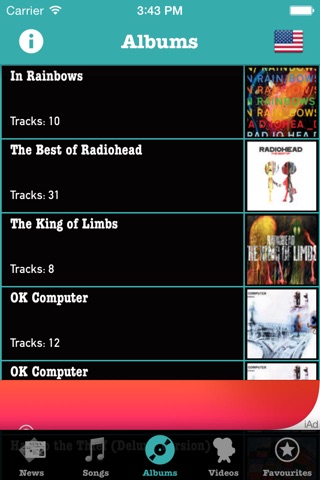 BeeMyMusic - Radiohead edition screenshot 3