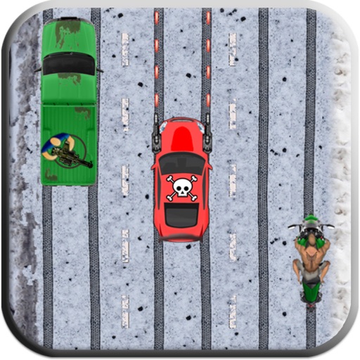 Highway rush race car game Icon