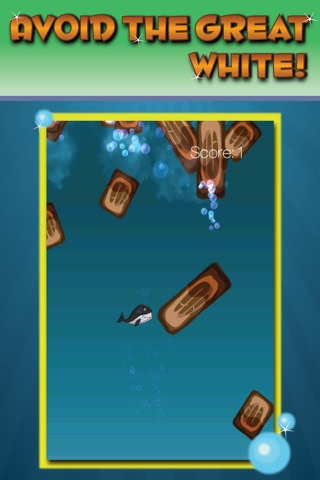 Mini Shark Attack - Avoid Great White and Eat Ocean Fish Simulator: FREE Arcade Game screenshot 4