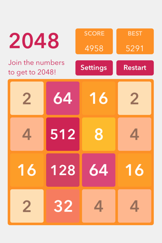 2048 Game: Join the numbers and get to the 2048 tile! screenshot 2