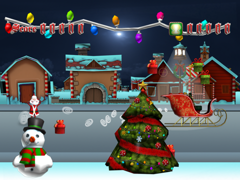 The Christmas Game FREE - 3D Cartoon Santa Claus Is Running Through Town!のおすすめ画像2