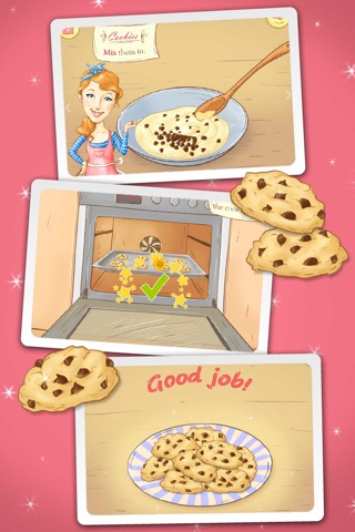 Miss Pastry Chef - Bake Cheese Cake, Cupcakes, Cookies and Mix Strawberry Milkshake screenshot 2