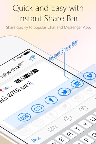Symbol Font Mix Free - Cool New Fonts and Font Changer for Chat Messages and Your Favourite Messager screenshot 2
