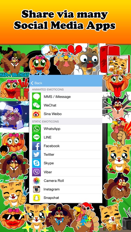 Emoji Kingdom - Christmas Turkey Emoticons