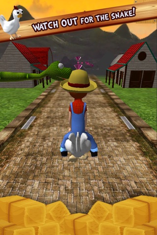 3D Farm Break! - Clumsy Farmer and Animals Escape screenshot 2