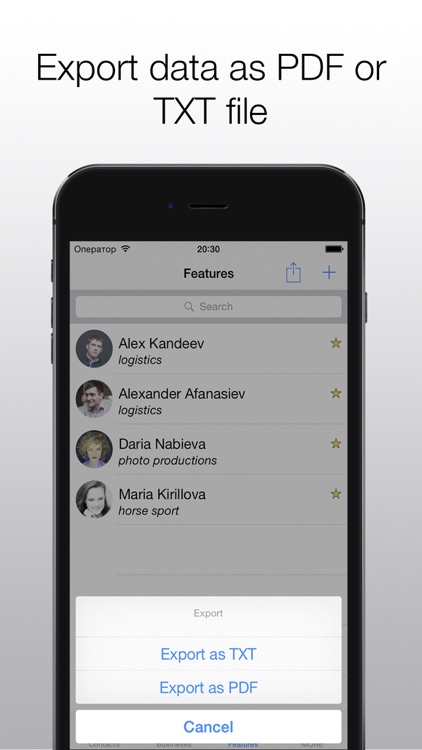 Business Contacts App screenshot-3