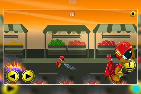 Emergency Inferno Turtle : The Firefighter Saving the Market Place - Free screenshot 2