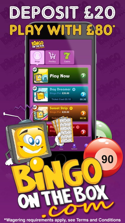Bingo On The Box - Real Money Bingo and Casino